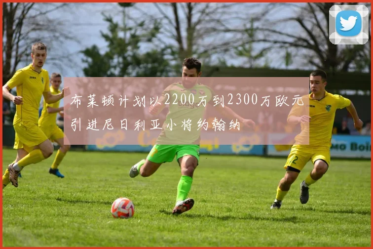 布莱顿计划以2200万到2300万欧元引进尼日利亚小将约翰纳